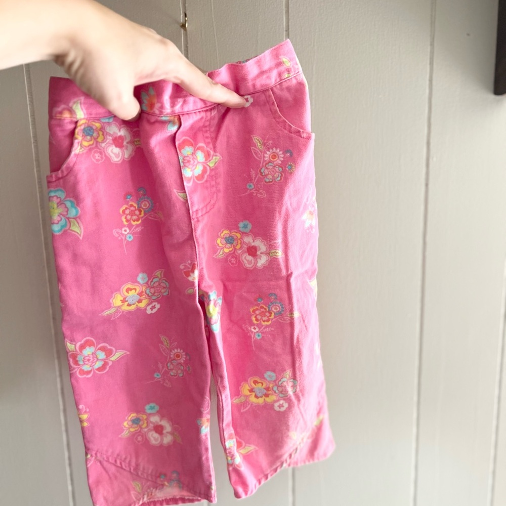 Y2K Nickelodeon Pink Floral Pants